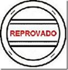 CARIMBO REPROVADO