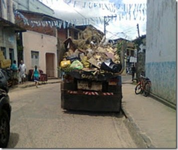 caminhão de lixo